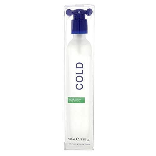 Benetton Cold para Hombre Eau de Toilette Spray, 3.3 Onzas - imagen 1