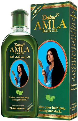 Aceite para el cabello Dabur Amla – Aceite herbal nutritivo con Amla puro y extractos botánicos para un cuero cabelludo saludable e hidratado, - imagen 2