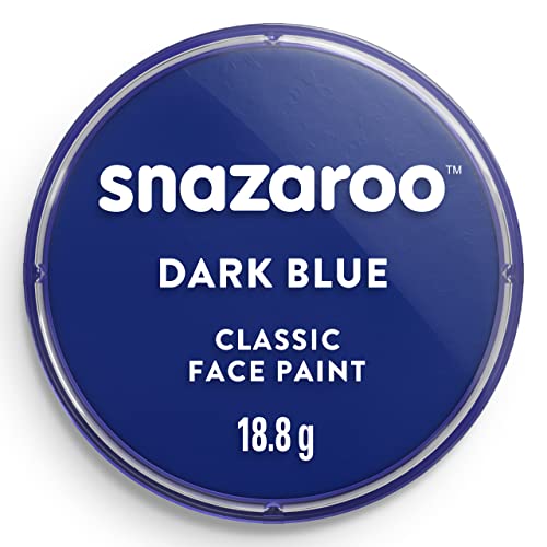 Pintura Facial y Corporal Snazaroo Clásica, 18.8g (0.66 oz) - Azul Oscuro, a Base de Agua, No Tóxica, Fácil Aplicación y Remoción para Niños y - imagen 4