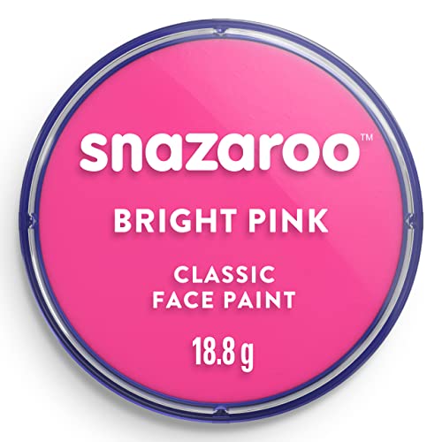 Pintura Facial y Corporal Snazaroo Clásica, 18.8g (0.66 oz) - Rosa Brillante, a Base de Agua, No Tóxica, Fácil Aplicación y Remoción para Niños y - imagen 1