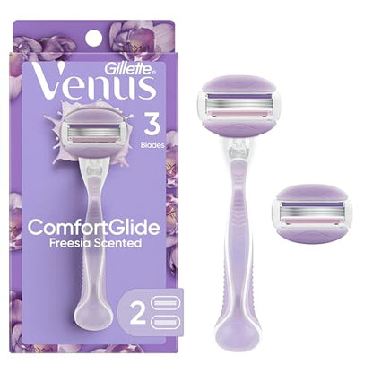 Rasuradora para Mujeres Gillette Venus ComfortGlide Freesia - 1 mango + 2 recambios - imagen 1