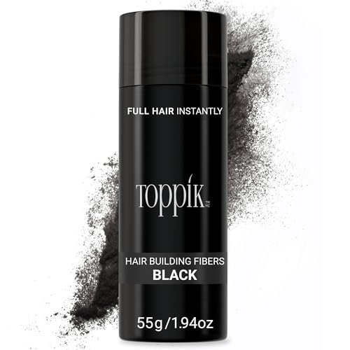 Fibra Capilar Toppik, Negra, 55g, Relleno para Cabello Fino o Ralo, Lucir Más Grueso y Abundante, 9 Tonos para Hombres y Mujeres, Fórmula de Proteína - imagen 2