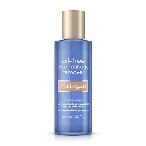 Neutrogena Desmaquillante y Limpiador Suave para Ojos Sensibles, Libre de Aceite, Remueve Máscara a Prueba de Agua, 5.5 fl. oz - imagen 1