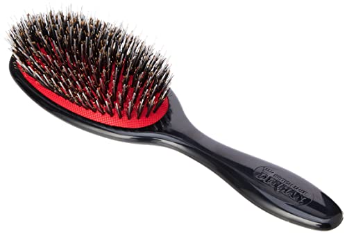 Cepillo de Pelo Denman Cushion (Pequeño) con Cerdas de Jabalí y Nylon Suave - Estilo Porcupine para Peinar, Desenredar, Alisar, Secar y Refrescar el - imagen 1