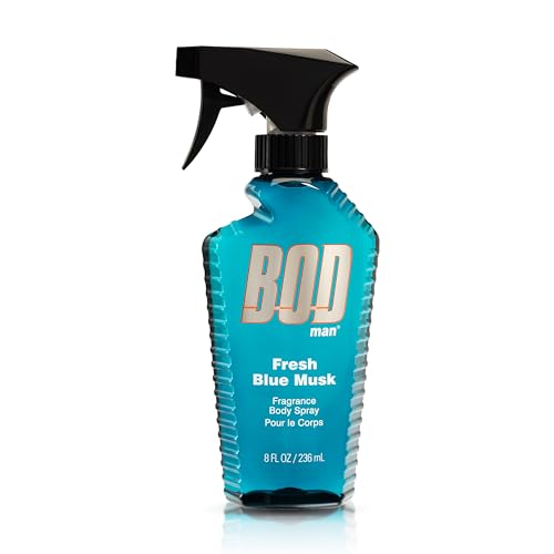 BOD Man Spray Corporal de Fragancia, Fresh Blue Musk, 8 fl oz - imagen 1