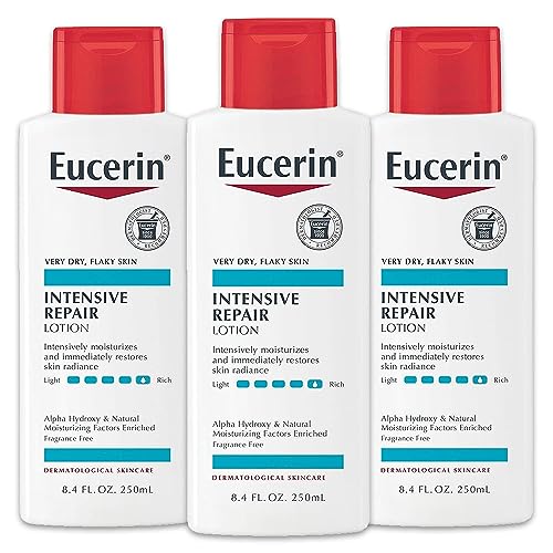 Loción Corporal Eucerin Intensive Repair para Piel Muy Seca, 8.4 Fl Oz, Paquete de 3 - imagen 1