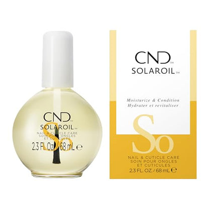 CND SolarOil Aceite para Cutículas, Mezcla Natural de Jojoba, Vitamina E, Aceite de Arroz y Almendra Dulce, Hidrata y Condiciona la Piel, 1 Unidad, - imagen 2