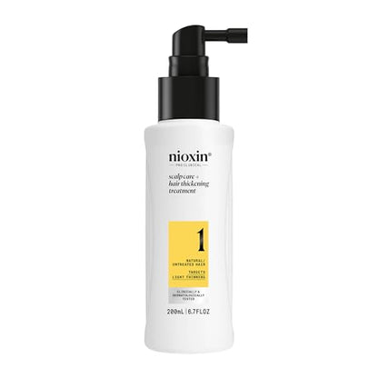 Nioxin Sistema 1 Tratamiento Leave-On para Engrosar el Cuero Cabelludo y el Cabello | Para Cabello Natural o No Tratado con Pérdida Ligera | 6.8 Fl - imagen 2