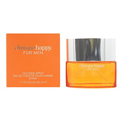 Clinique Happy For Men Eau de Toilette Spray | Notas de Lima Kaffir + Mandarina | Perfume para Hombre, 1.7 Fl Oz - imagen 4