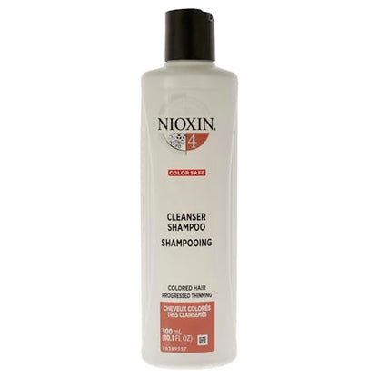 Champú Nioxin Sistema 4 para Cuero Cabelludo y Cabello | Para Cabello Teñido o Dañado con Adelgazamiento Progresivo | Con Niacinamida y Biotina | 10 - imagen 1