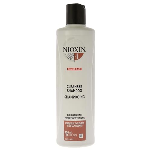 Champú Nioxin Sistema 4 para Cuero Cabelludo y Cabello | Para Cabello Teñido o Dañado con Adelgazamiento Progresivo | Con Niacinamida y Biotina | 10 - imagen 4