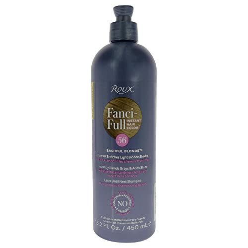 Roux Fanci-Full Rinse Coloración Instantánea para el Cabello - 56 Bashful Blonde Unisex 15.2 oz - imagen 1