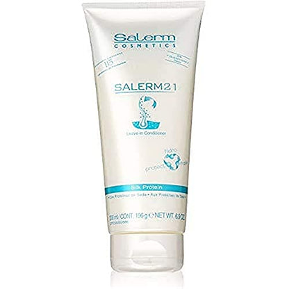 SALERM - Acondicionador Instantáneo 21 con Proteína de Seda - 200 ml - Acondicionador Sin Enjuague o con Enjuague - Hidratante y Protector del Calor - imagen 2