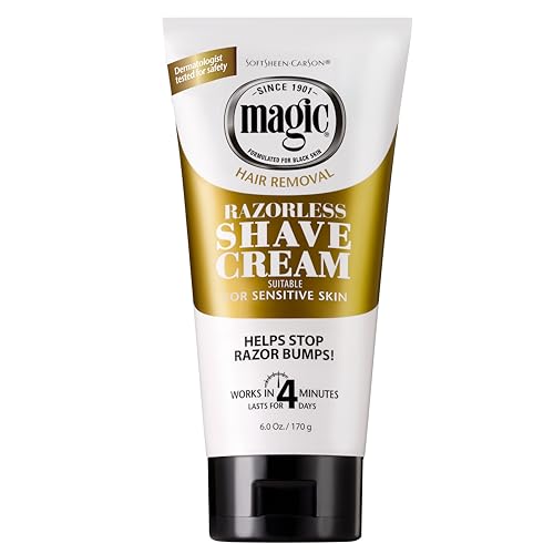 Crema Depilatoria Magic Razorless de SoftSheen-Carson, 6 Oz, para Vello Grueso y Rizado, Efecto en 4 Minutos - imagen 4