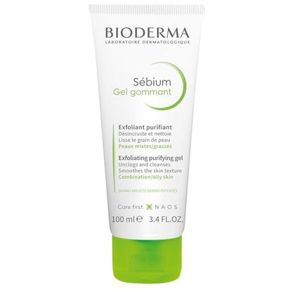 Bioderma - Sébium - Gel Exfoliante Facial - Purificante y Refinador de Poros - Limpiador Facial para Piel Mixta a Grasa, 3.33 Fl Oz (Paquete de 1) - imagen 3