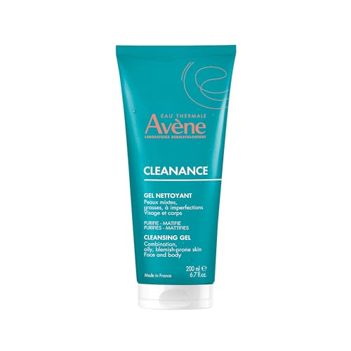 Gel Limpiador Sin Jabón Avène Cleanance para Piel Acneica y Grasa, 6.7 Oz - imagen 1