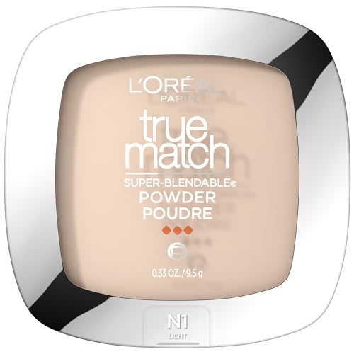 Polvo de Fundación L'Oreal Paris True Match Super Blendable Oil Free, N1 Claro, 0.33 oz, El Empaque Puede Variar - imagen 3