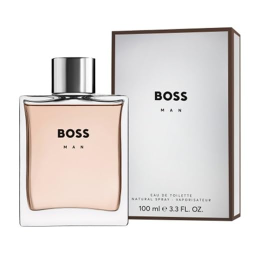 Boss Man Eau de Toilette para Hombre, 3.3 Fl Oz - Fragancia Duradera con Notas de Canela, Naranja, Sándalo y Vainilla - imagen 3