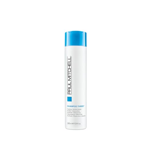 Champú Paul Mitchell Shampoo Three, Champú Aclarador, Limpia Impurezas + Elimina Cloro, Para Todo Tipo de Cabello, Ideal Para Nadadores, 10.14 fl. oz. - imagen 2