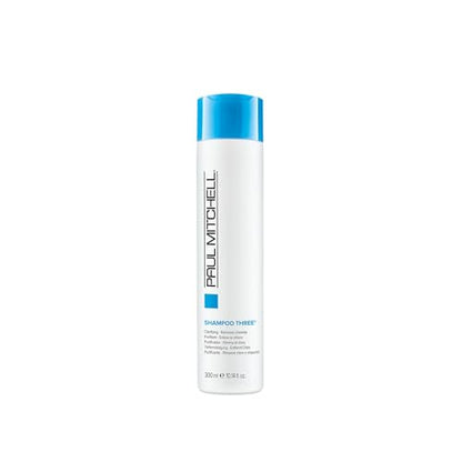 Champú Paul Mitchell Shampoo Three, Champú Aclarador, Limpia Impurezas + Elimina Cloro, Para Todo Tipo de Cabello, Ideal Para Nadadores, 10.14 fl. oz. - imagen 4