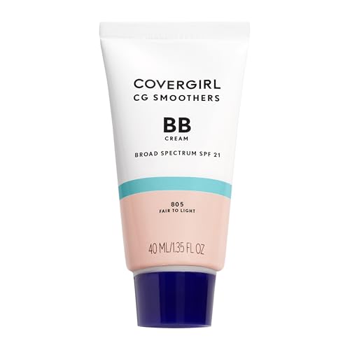 COVERGIRL Smoothers Crema BB Ligera Hidratante 10 en 1, Claro a Claro 805, 1.35 oz, Protección UV SPF 21 - imagen 1