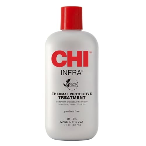 CHI Infra Tratamiento Protector Térmico, Suero Capilar para Proteger Color y Aumentar Brillo y Suavidad, Fórmula Hidratante, Sin Sulfatos, 12 Oz - imagen 2