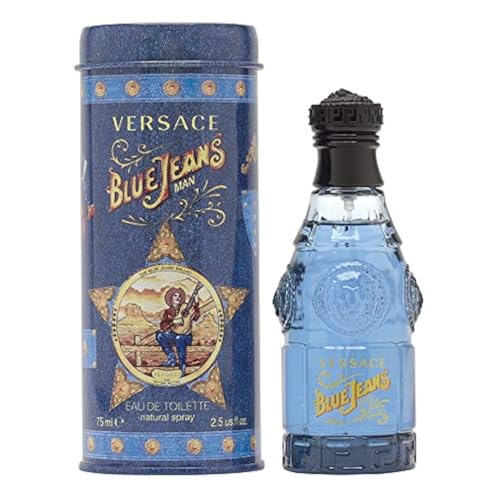 Jeans Azules de Versace para Hombre 2.5 oz Spray de Eau de Toilette - imagen 3