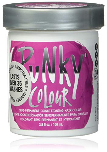 Punky Colour Flamingo Pink Tinte Semipermanente para Cabello – Color Rosa Vibrante, Fórmula Vegana y Libre de Crueldad, Dura Hasta 35 Lavados, 3.5 fl - imagen 2