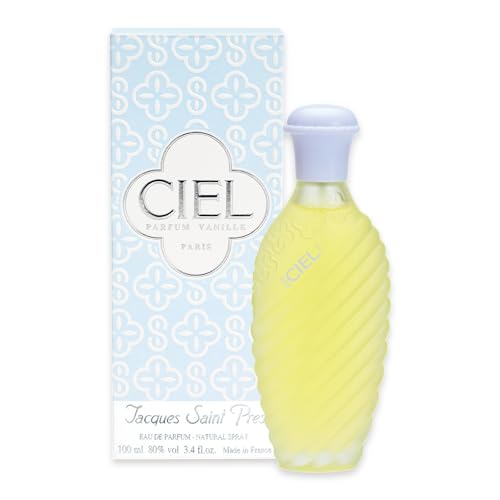 Jacques Saint Pres CIEL - Eau de Parfum para Mujeres - Aroma Suave y Polvoriento - Notas de Vainilla, Rosa Blanca y Flores Variadas - 3.4 Fl Oz - imagen 2
