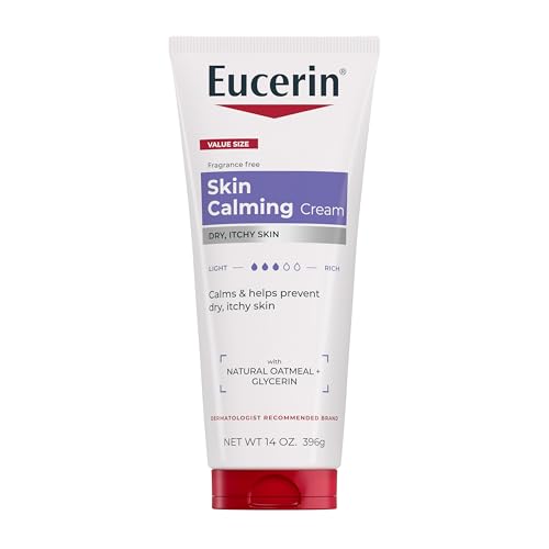 Crema Calmante Eucerin - Loción Corporal para Piel Seca y Picazón, Enriquecida con Avena Natural - Tubo de 14 oz. - imagen 3
