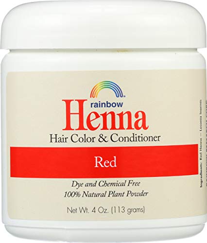 Rainbow Research Henna Colorante para Cabello y Acondicionador Rojo Persa, 4 Onzas - imagen 1