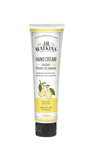 Crema de Manos Hidratante Natural J.R. Watkins con Manteca de Karité, Manteca de Cacao y Aceite de Aguacate, Hecho en EE. UU., Libre de Crueldad, - imagen 1