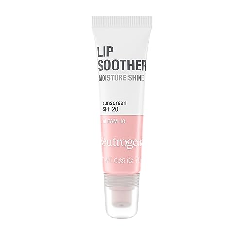 Brillo Labial Neutrogena MoistureShine con SPF 20, Hidratante Tinte para Labios con Glicerina y Pepino, Gleam 40, 10 g - imagen 1