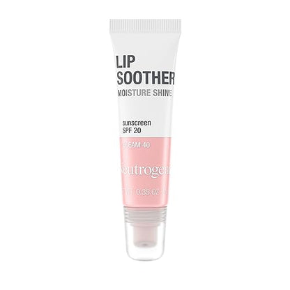 Brillo Labial Neutrogena MoistureShine con SPF 20, Hidratante Tinte para Labios con Glicerina y Pepino, Gleam 40, 10 g - imagen 4