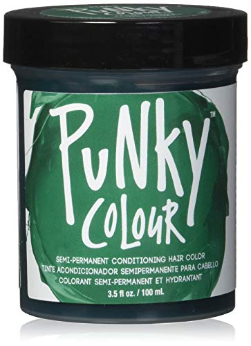 Color de Cabello Semi Permanente Punky Alpine Green - Tinte Vegano y Libre de Crueldad, Dura Hasta 35 Lavados, 3.5 fl oz - imagen 1
