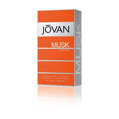 Aftershave Jovan Musk para Hombre 4 fl oz (Paquete de 1), Notas de Clavel, Lavanda y Ámbar, Fragancia Masculina, Duradera, Uso Diario - imagen 1