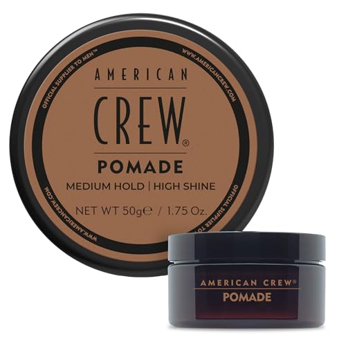 Pomada para Cabello American Crew para Hombres (VERSIÓN ANTIGUA), Fijación Media y Brillo Alto, 1.75 Oz (Paquete de 1) - imagen 1