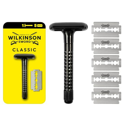Rasuradora Clásica para Hombre Wilkinson Sword con 5 Cuchillas de Repuesto - imagen 3