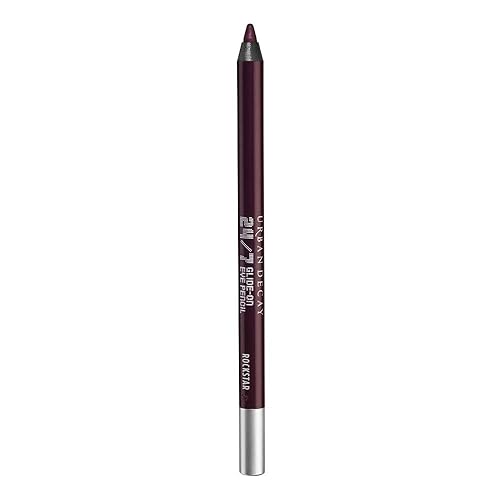 Lápiz de Eyeliner Waterproof URBAN DECAY 24/7 Glide-On - Rockstar (Púrpura Oscuro Mate) - Resistente al Agua, Larga Duración, 0.04 oz - imagen 4
