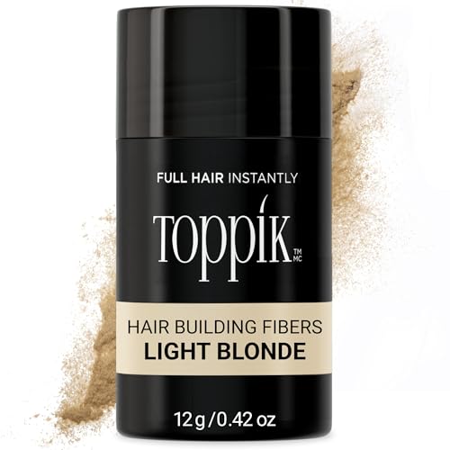 Fibra Capilar Toppik, Rubio Claro, 12g, Relleno para Cabello Fino o Ralo, Aspecto Instantáneamente Más Grueso y Abundante, 9 Tonos para Hombres y - imagen 4