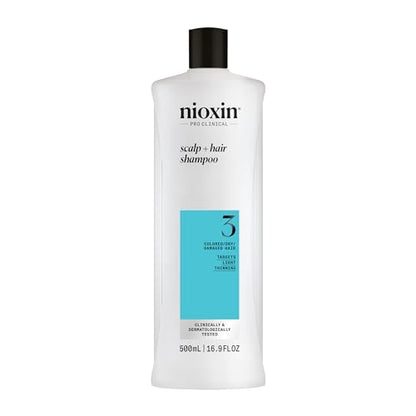 Champú Nioxin Sistema 3 para Cuero Cabelludo y Cabello | Para Cabello Teñido o Dañado con Pérdida Ligera | Con Niacinamida y Biotina | 16.9 Fl oz. - imagen 1