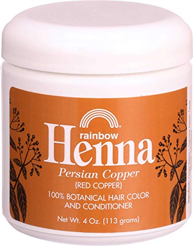 Rainbow Research Henna Coloración y Acondicionador para Cabello Persa, Rojo Cobre, 4 Onzas Líquidas - imagen 3