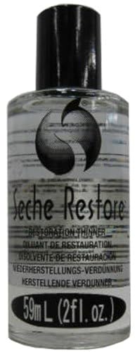 Seche Restore Top Coat - Disolvente para Esmalte de Uñas, Revive Esmalte Espeso, Alarga la Duración de la Manicura, 2 Fl Oz - imagen 1