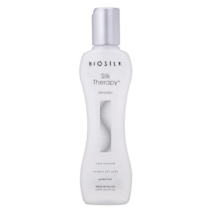 BioSilk Silk Therapy Original, Tratamiento Reconstrucción para Brillo y Prevención de Puntas Abiertas, Libre de Sulfatos y Parabenos, 5.64 Oz - imagen 1