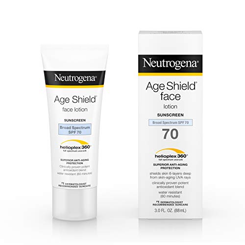 Neutrogena Loción Facial Protector Solar Age Shield de Amplio Espectro SPF 70 - 3 Oz - imagen 1