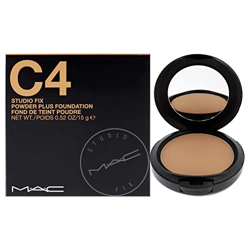 Base en polvo MAC Studio Fix Powder Plus C4, Multi, 0.52 Onzas (JL69060225) - imagen 2