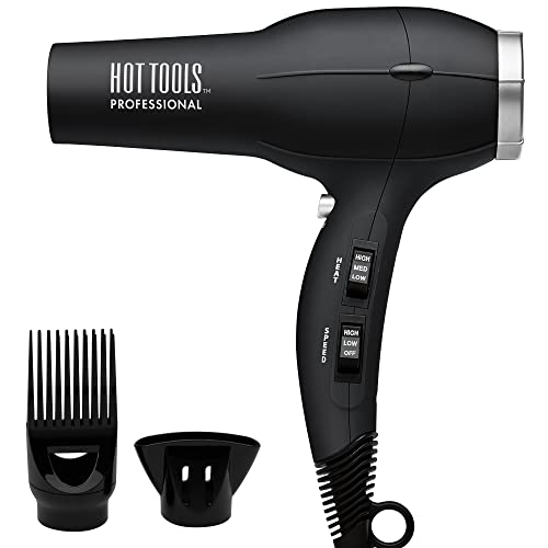 Secador Turbo Iónico Hot Tools Pro Artist 1875W | Acabado Suave y Libre de Frizz (Negro) - imagen 4