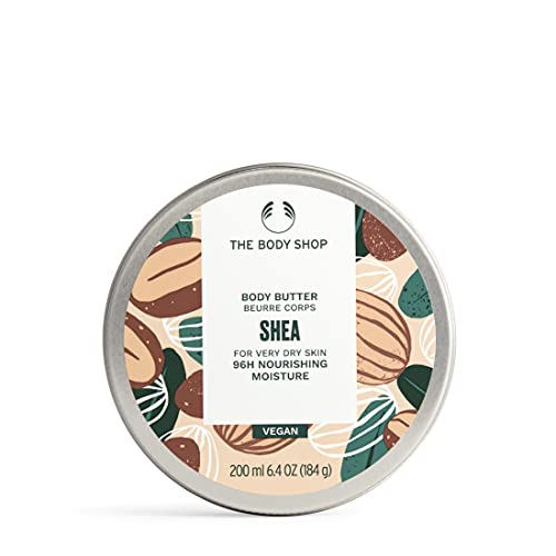 The Body Shop Manteca Corporal de Karité, Hidratación Nutritiva 96H, Para Piel Muy Seca, Vegana | 200 mL / 6.4 Oz (184g) - imagen 1