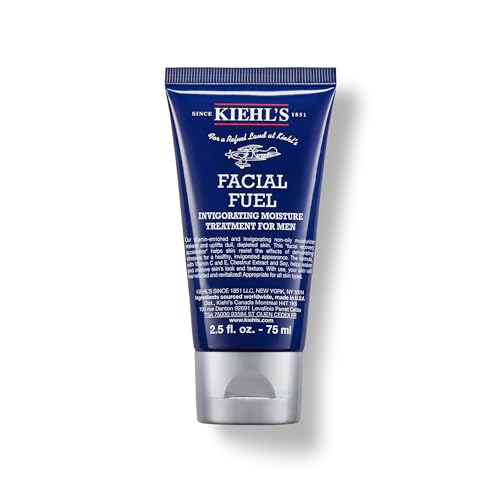 Crema Hidratante Facial Kiehl's Facial Fuel para Hombre, con Vitamina C y Cafeína, Antioxidantes para Energizar y Reducir Opacidad - 2.5 fl oz - imagen 3
