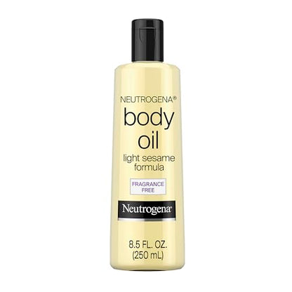 Aceite Corporal Neutrogena, Fórmula Ligera de Sésamo, Sin Fragancia, Hidratación No Grasosa, 8.5 fl oz, 1 Contenedor - imagen 2